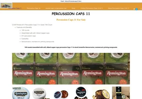 Is Percussioncaps11.store legit?