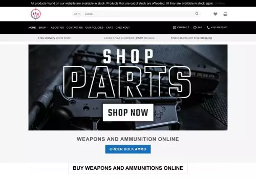 Is Weaponsandammunitions.com legit?